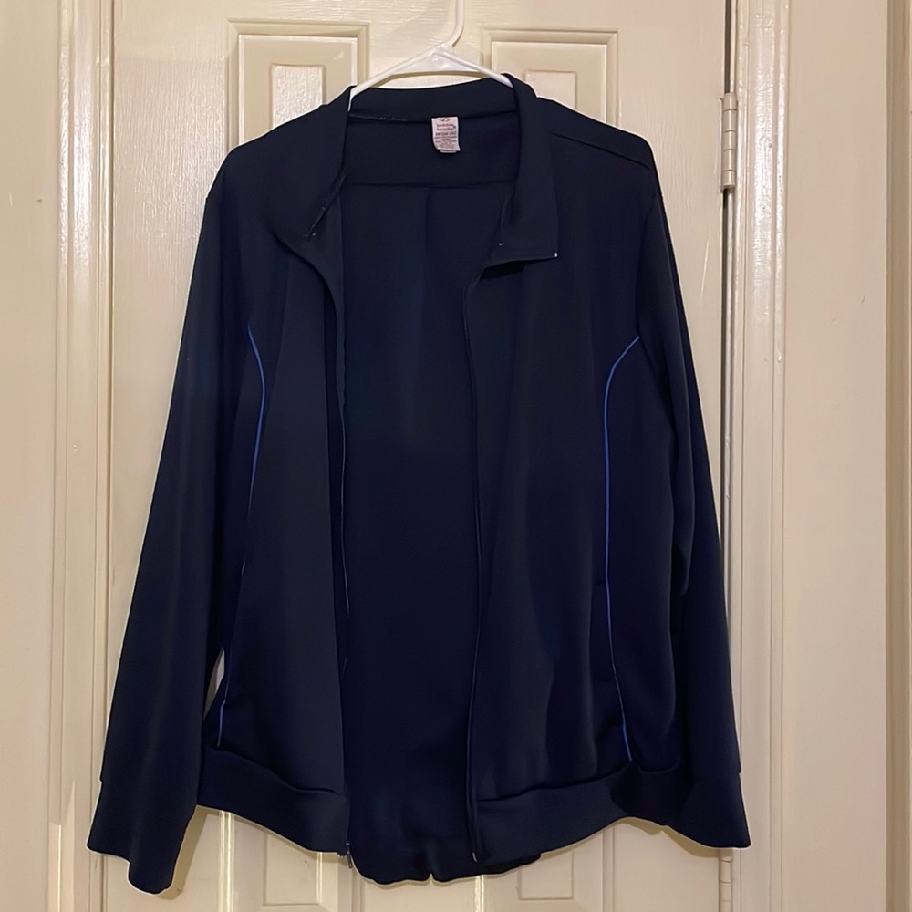 Final Markdown Tracksuit navy and light blue.